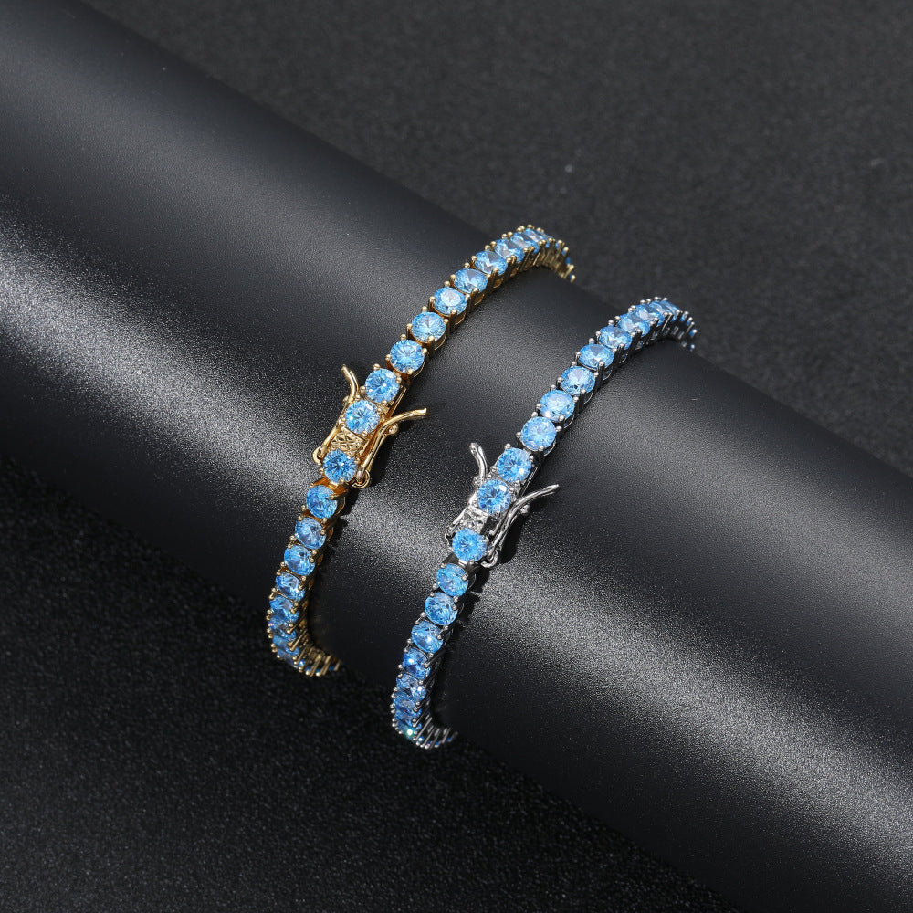 Stainless Steel inlaid Zircon Bracelet
